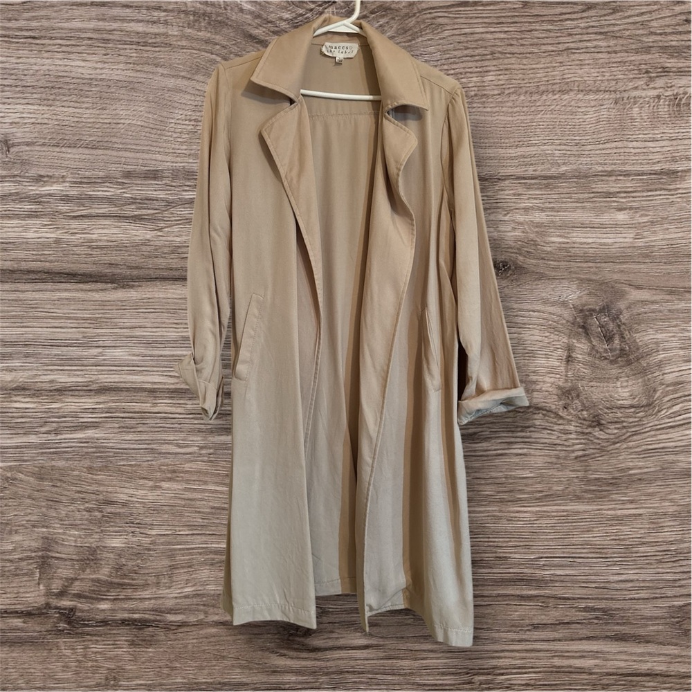Collared Beige Long duster